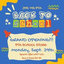 PTA School Store - Grand Opening